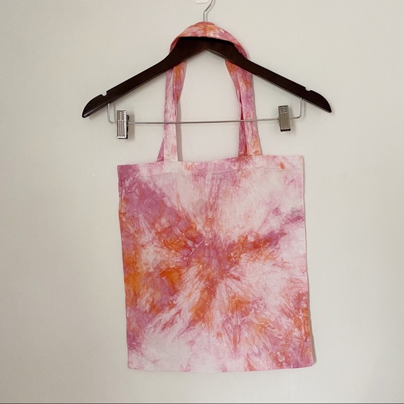 Custom Tie dye Cotton Canvas Reusable Bag - Picture 6 of 6
